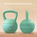 Kettlebell 8 Kg, Avec Poignée Antidérapante, Pour Fitness Musculation Cardio, 19 X 19 X 28 Cm, Vert_desvips.com