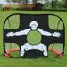Portable & Foldable Kids Soccer Goal - Outdoor Football Net With Fun Target For Youth Training (Ages 6-12)_desvips.com