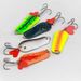 35/5PCS Metal Jig Spoon Spinner Fishing Lure Wobbler Trout Bass Bait Set With Fishing Tackle Box Kit For Fishing Lure Bait Set_desvips.com
