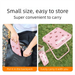 Ultra-Light Portable Folding Stool | Handbag-Style Compact Seat For Camping, Fishing, Travel & Queuing_desvips.com