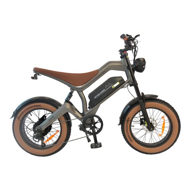 KORNORGE M20 E-Mountainbike 48V 18.2Ah Battery 1500W 55km/h Max Speed Hydraulic Brakes 20*4.0 Fat Tire Electric Bicycle_desvips.com
