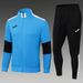 2502 New Football Training Wear For Men And Women Long Sleeve Long Zipper Football Wear Sportswear Adult Football Wear Suit_desvips.com