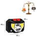 Mini USB Charging COB Red Light Headlight LED Night Running Outdoor Night Fishing Waterproof Head Strong Light Sensor Headlight_desvips.com