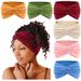 European And American New Style Women's 18CM Wide Yoga Elastic Running Hairband Sports Sweat-Absorbing Headband_desvips.com
