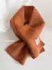 Alpaca Wool Short Lazy Style Solid Color Autumn Winter Warm Cross Scarf Unisex Soft Skin-Friendly High-End_desvips.com