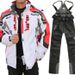 Men's Waterproof Ski Jacket & Pants Set - Windproof Thermal Snowsuit For Winter Sports & Outdoor Activities_desvips.com