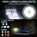30W White Laser High-Power Flashlight With Type-C Charging, LED, High-Power Long-Range Zoom Outdoor Lighting Lamp_desvips.com