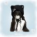 Dreamy Little Cat/Cat Autumn Winter Cute Versatile Face Slimming Warm Ear Protection Knitted Hat_desvips.com