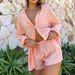 Women's Clothing sexy two-piece suit for women beach sunscreen shirt shorts suit_desvips.com
