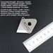 Titanium Alloy Triangular Mini Folding Sharp Pocket Knife, Portable Keychain Knife For Opening Packages And Boxes_desvips.com