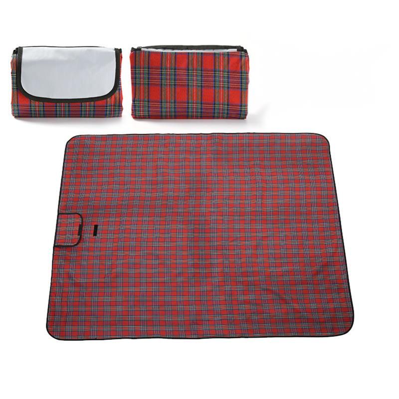 Foldable Oxford Cloth Moisture-Proof, Thickened, Custom Waterproof Plaid Outdoor Picnic Moisture-Proof Mat, Camping Mat_desvips.com