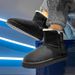 Winter Home Thickened Warm Snow Shoes Women's Cotton Slippers High-top Fleece Boots Men's Outdoor Trendy_desvips.com
