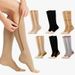 Sports Socks Women's Open Toe Compression Stockings Zipper Elastic Leg Lengthening Calf Socks Sports Outdoor Accessories_desvips.com