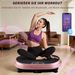 Vibrationsplatte Für Zuhause 199 Vibrationsstufen 9 Programme Integrierter Lautsprecher Abnehmen Ganzkörpertraining Max Belastung 150 Kg_desvips.com