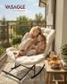 VASAGLE Outdoor Rocking Chair With Extendable Footrest And Removable Cushion_desvips.com