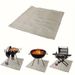 Fiberglass Fireproof Mat - High Temperature Resistant Heat Insulation Pad For Camping, BBQ & Fire Protection_desvips.com