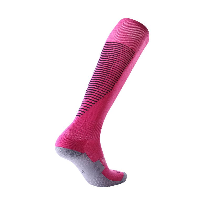 Children's Over-the-Knee Soccer Socks Men's Thickened Terry Cloth Long Socks Non-Slip Sports Crew for Adults_desvips.com