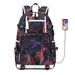 New style printed multifunctional men's bag business computer backpack large capacity men's backpack junior high school student schoolbag_desvips.com