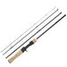 Four Section Portable Horse Mouth Rod UL Fine Tuned White Stripe Tackle Rod 4 Section Carbon Solid Gun Straight Handle Horse Mouth Rod_desvips.com
