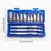 13pcs Aluminum Alloy Carving Knife Tool Set-Ldeal For Paper-cutHandcraft, And Model Making!_desvips.com