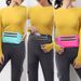 Waterproof Lycra Slim Outdoor Voltage Dual Zipper Sports Running Phone Waist Bag_desvips.com
