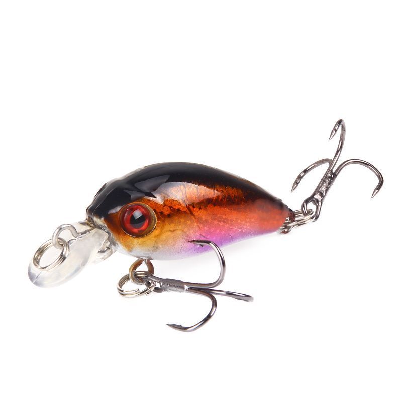 New Luya 4.5cm/3.8g Rock Little Fatty Fish Bent Mouth Bass Simulation Bait Fishing Gear_desvips.com