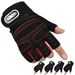 Unisex Half-Finger Gym Gloves – Non-Slip Breathable Workout Gloves With Wrist Support_desvips.com
