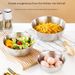 304 Stainless Steel Salad Colander With Handle Multi-Purpose Kitchen Strainer For Washing Rice Eggs Vegetables Pasta Draining Basket_desvips.com