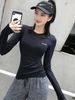 Women's Fitness Top, Tight-fitting Long-sleeved Sports Wear, Popular Yoga Outfit, Running Training Clothes, Gym Workout T-shirt_desvips.com