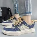 Men's Chinese Style Paisley Print Low Top Sneakers Green Beige Casual Fashion Shoes 39-44_desvips.com