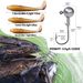 Lure Lead Head Hook Combination T Tail Bait Set Freshwater Bass Snakehead Fish Topmouth Culter Long Casting Soft Worm_desvips.com