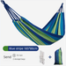 Fuhua Canvas Anti-Rollover Single And Double Person Swing Outdoor Hammock Camping With Bent Stick_desvips.com