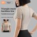Factory Wholesale Yoga Shirt With Chest Pad For Women, Short Sleeve Tight-Fitting Sports Running Morning Jogging Pilates_desvips.com