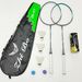 Badminton Double Shot Set For Adult Men And Women Super Light Outdoor Sports And Casual Badminton Racket_desvips.com