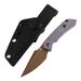 KANSEPT Fenrir Fixed Blade Knife With 2.87 Inch D2 Steel Blade And Micarta Handle, Model G3034A5_desvips.com
