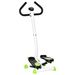 Stepper Con Manubrio, Pedali Antiscivolo E Monitor LCD, In Acciaio E ABS, 55x44x108 Cm, Bianco Nero E Verde_desvips.com