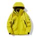 Outdoor Softshell For Men Women, Lightweight Spring And Autumn Single Layer Sports Casual Cycling Jacket Hood, Loose_desvips.com