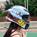 Rider Helmet Motorcycle Men's All Season Dual Lens Large Tail Helmet Bluetooth Motorcycle Rider Full Face Helmet_desvips.com