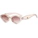 Cycling 2pcs Fashion Polygonal Shaped Women‘s Sunglasses Vintage Small Frame Punk Hip-hop Sun Glasses Outdoor Travel Eyewear_desvips.com