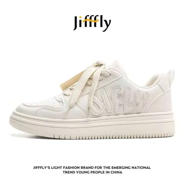 Jifffly Men's Sneakers 2025 Summer New Versatile Thick Sole Height Increasing Couple's Casual Sports Shoes For Women_desvips.com