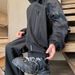 Waterproof Charge Pants Men's Loose Black Straight Pants_desvips.com