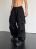 American-style Quick-drying Cargo Pants, New Summer Style, Parachute Pants, High-waisted Wide-leg Casual Sports Pants._desvips.com