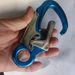 PANWEISHI 35 Small Eye KN Aviation Climbing 7075 Main Lock Carabiner Hook Lada Expansion Safety_desvips.com