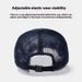 Men's New Summer Outdoor Extended Brim Sunshade Mesh Unisex Baseball Cap Breathable Duckbill Hat_desvips.com