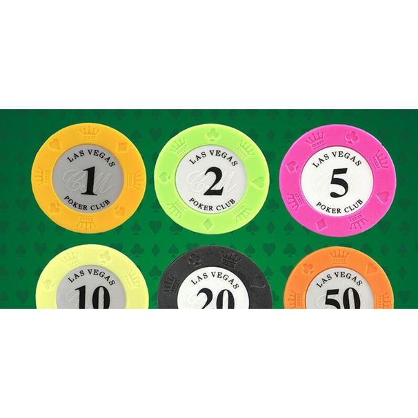 Chip Coin Texas Hold'em Chess Poker Chip Complete Set_desvips.com