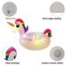 Inflatable Unicorn Pool Lounge Chair - Thickened PVC With LED Lights & Backrest (Oversized Floating Chair For Adults Outdoor Water Relaxation)_desvips.com