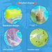 Ink Painting Double Swim Ring - Thickened PVC Floating Seat For Couples (Rainbow Glitter Design Non-Slip Surface Includes Air Pump & Repair Kit)_desvips.com