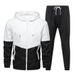 2026 Fashion Tracksuits Youth/Men Long Sleeve Zipper Hooded Sweatshirts + Lace-Up Sweatshirts Splicing 2 Piece Quick-Drying Sports Suit M-6XL_desvips.com