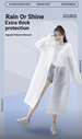 EVA Raincoat Is Integrated With Thickened Rainstorm Riding, Not Disposable_desvips.com
