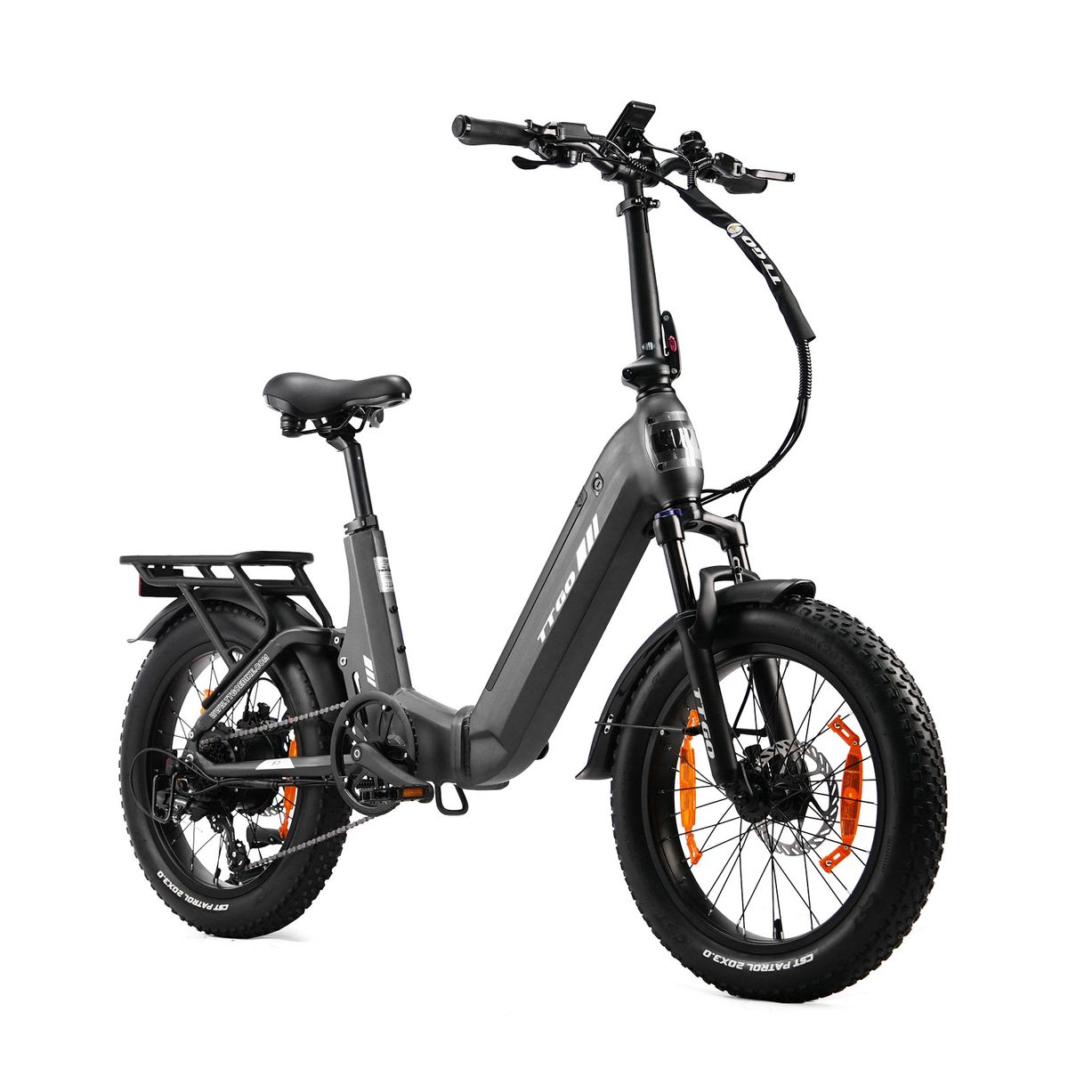 TTGO F7 Folding Electric Bike, 48V 15Ah Battery, Hydraulic Disc Brakes_desvips.com